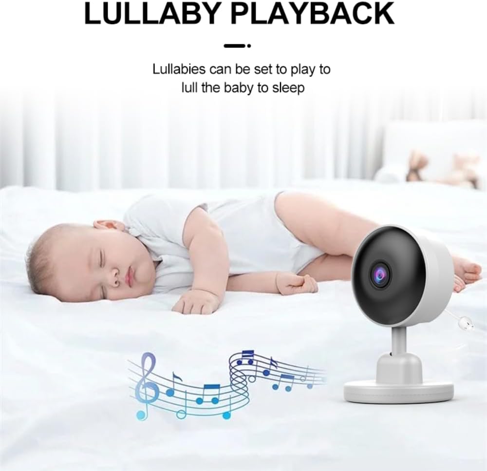 Baby Monitor Digital HD con Cámara – Pantalla 2.8”, Audio Bidireccional, Visión Nocturna, Sin Wi-Fi