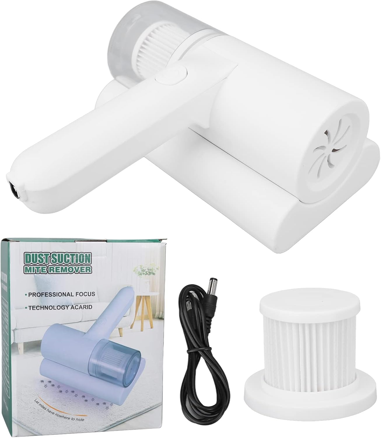 Aspirador de Colchones y Tapicería UV-C – Sin Cable, Recargable y Elimina Ácaros