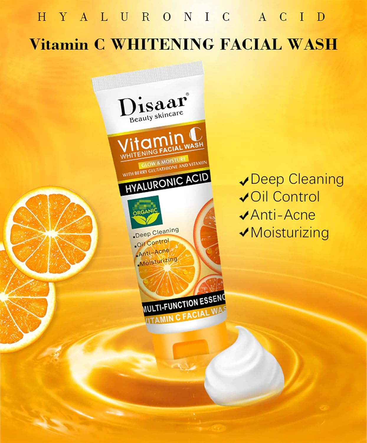 🧼 Espuma Facial con Vitamina C – 100 ml
