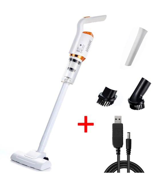 Aspiradora Eléctrica Recargable 2 en 1 – Sin Bolsa, 50W