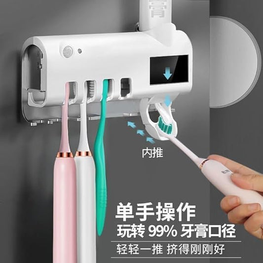 🦷✨ Esterilizador Inteligente de Cepillos de Dientes + Dispensador Automático de Pasta ✨🦷