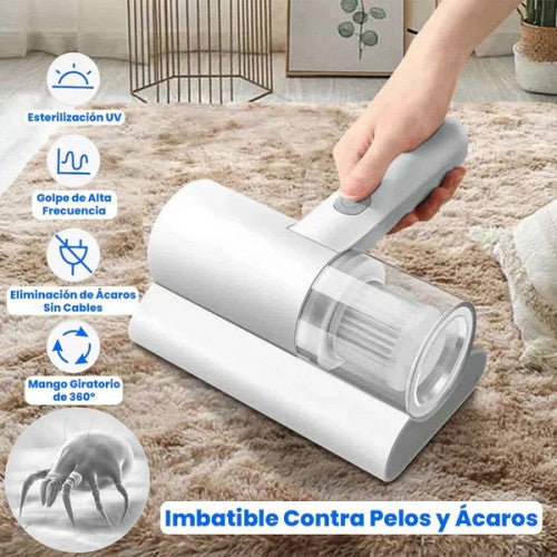 Aspirador de Colchones y Tapicería UV-C – Sin Cable, Recargable y Elimina Ácaros