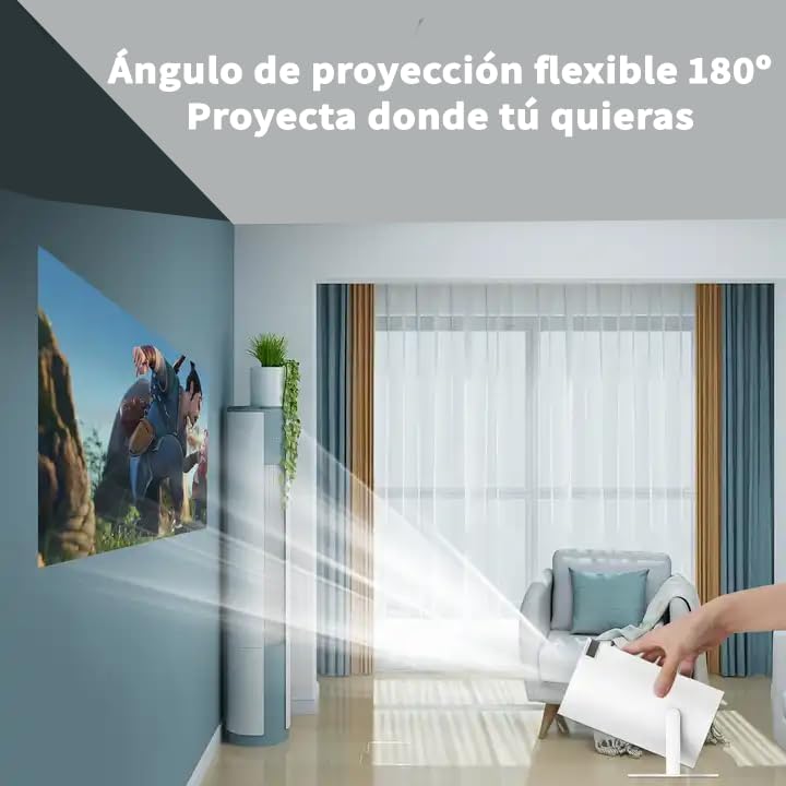 Mini proyector portátil 4K Smart Android WiFi Bluetooth - Full HD 180°