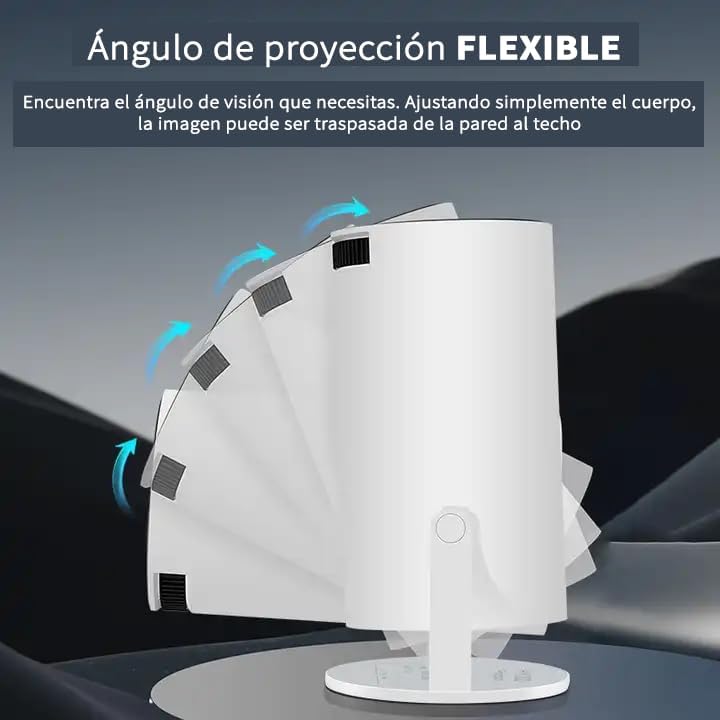 Mini proyector portátil 4K Smart Android WiFi Bluetooth - Full HD 180°