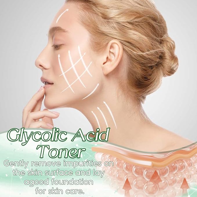 Tónico Exfoliante con Ácido Glicólico y Aloe Vera – Ilumina, Hidrata y Reduce Imperfecciones (100 ml)