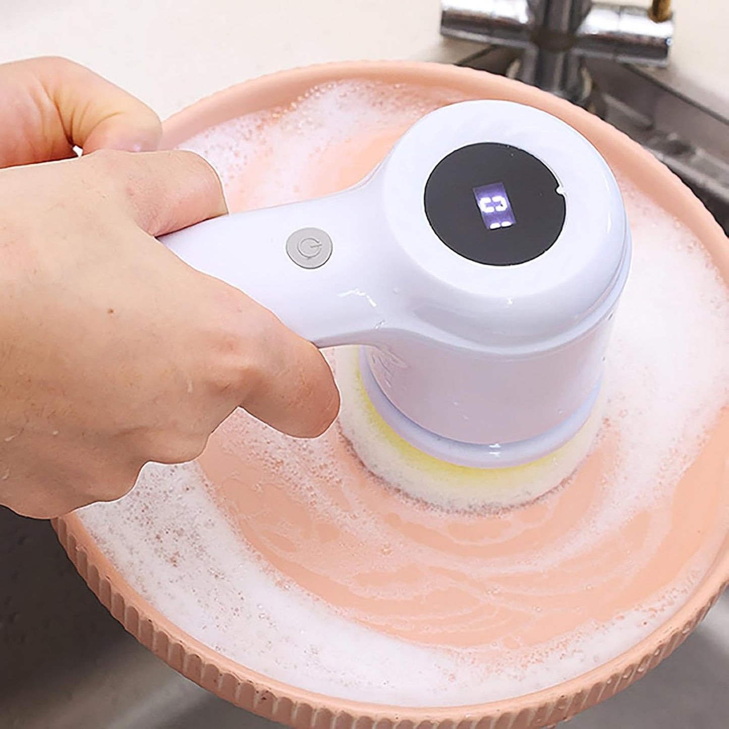 Cepillo Eléctrico de Limpieza 5 en 1 para Cocina | Inalámbrico y Recargable