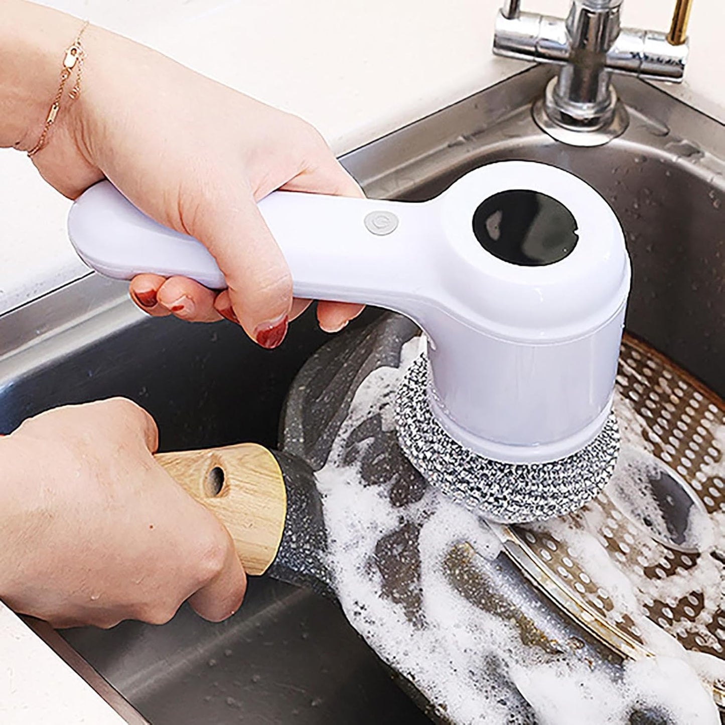 Cepillo Eléctrico de Limpieza 5 en 1 para Cocina | Inalámbrico y Recargable