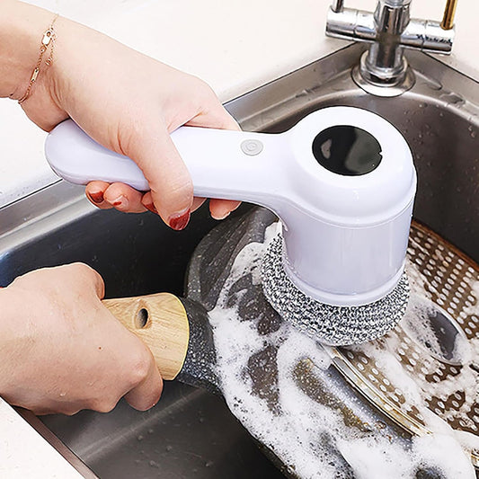Cepillo Eléctrico de Limpieza 5 en 1 para Cocina | Inalámbrico y Recargable