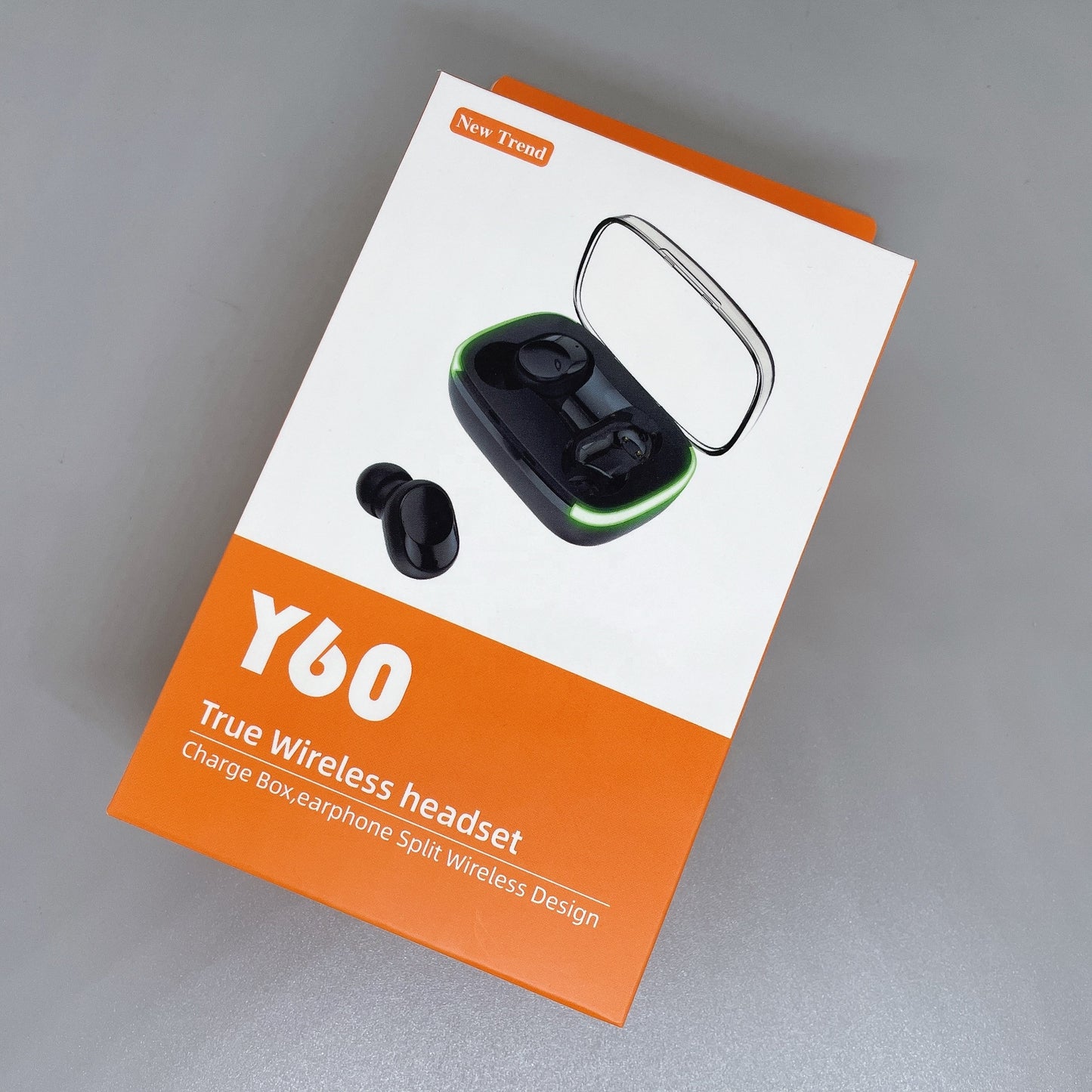 🎧 Auriculares Bluetooth Y60 – Sonido claro, diseño compacto y conexión instantánea.