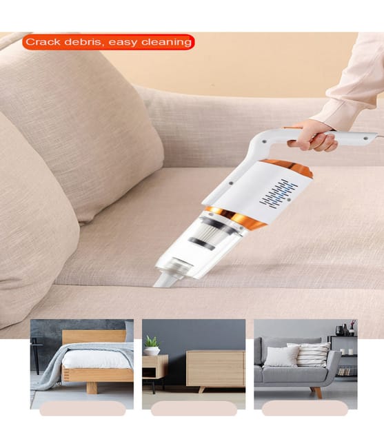 Aspiradora Eléctrica Recargable 2 en 1 – Sin Bolsa, 50W