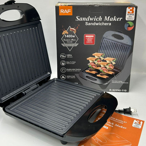 TOSTADORA / SANDWICHERA RAF 1400W