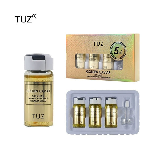 🧴 Sérum Facial TUZ Golden Caviar – Antiarrugas Premium 5 en 1 (3 x 10 ml)
